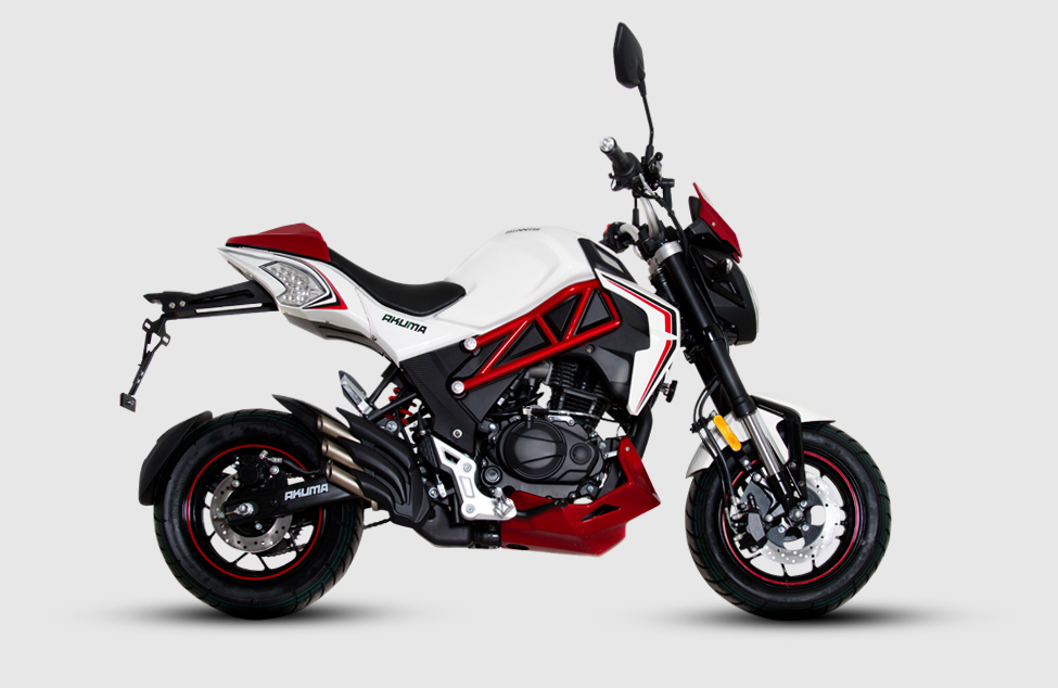 Sinnis Akuma 125in White and Red